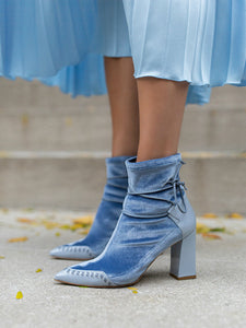 STAR ANKLE BOOT SKY BLUE
