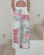 Load and play video in Gallery viewer, Organic Cotton Pants - Swan Affair
