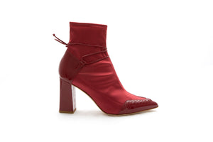 STAR ankle boot in Burgundy by MAISON BEDARD