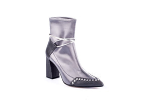 STAR ANKLE BOOT SILVER & GREY