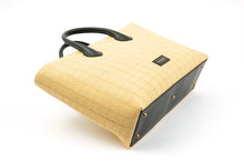 Load image into Gallery viewer, ELEONORE raffia and leather bag by MAISON BEDARD
