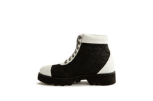 Load image into Gallery viewer, RESCHIO COMBAT BOOT BLACK &amp; WHITE
