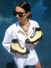 Load image into Gallery viewer, RESCHIO COMBAT BOOT on model poolside
