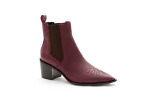 Load image into Gallery viewer, WEST Cowboy boot Burgundy by MAISON BEDARD
